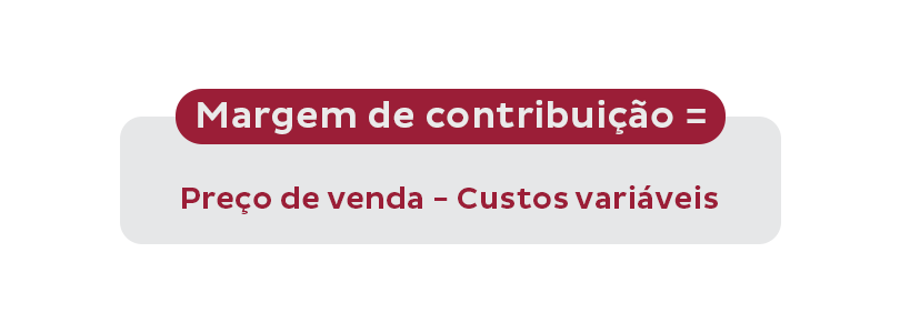 Fórmula de margem de contribuição